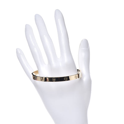 Cartier 18K Yellow Gold LOVE Cuff Bracelet 19 2 of 6