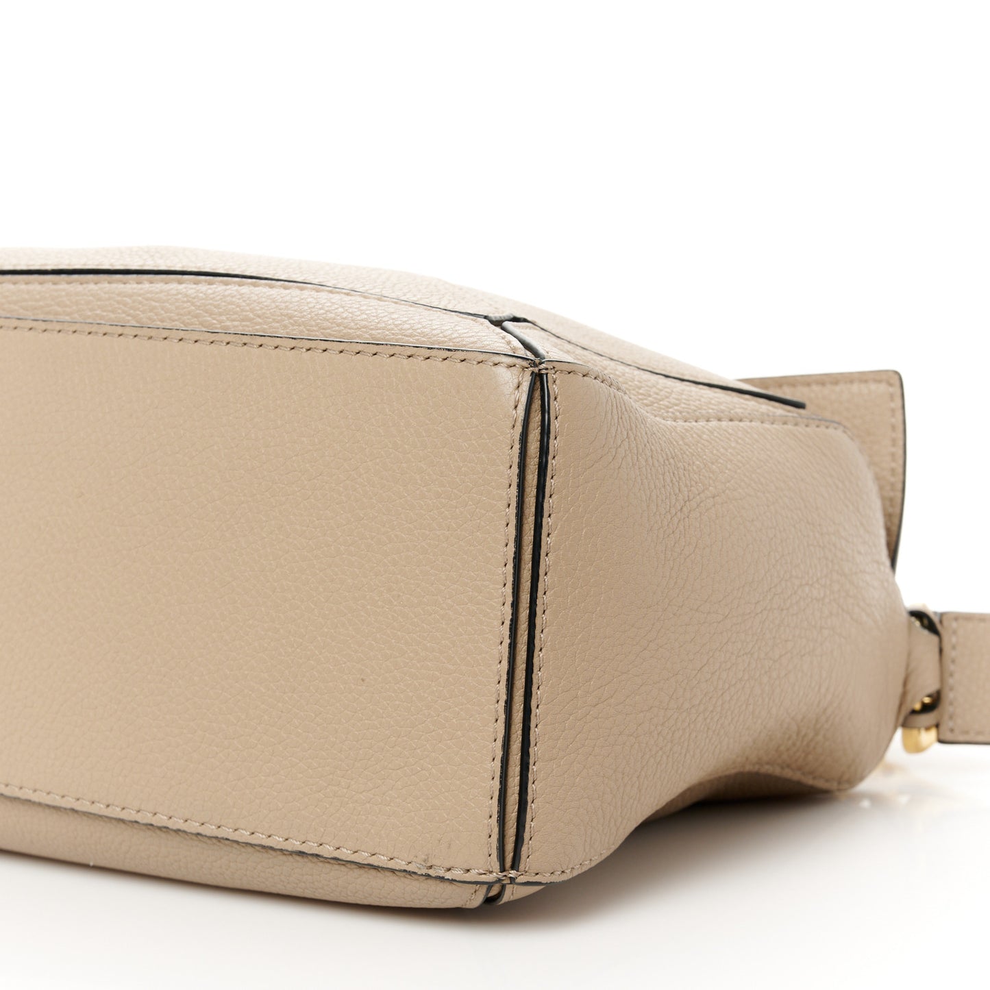 Grained Calfskin Small Puzzle Bag Sand