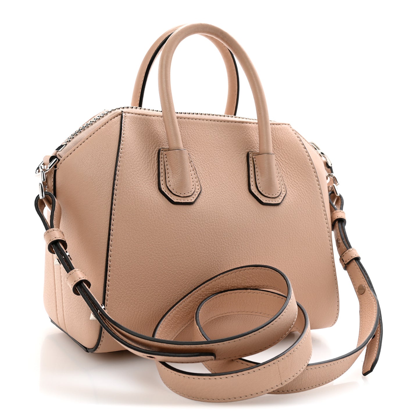 Sugar Goatskin Mini Antigona Powder