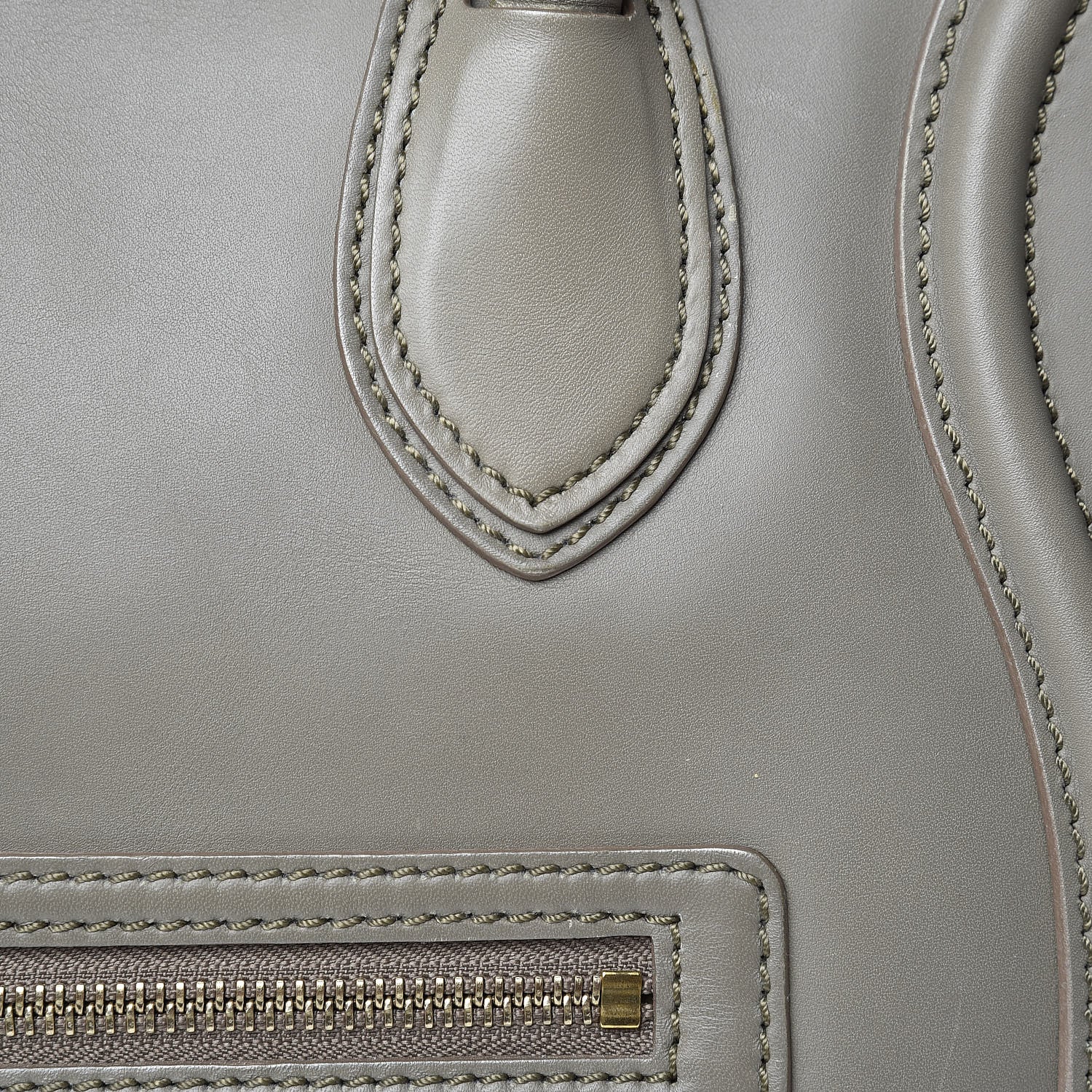 Celine Smooth Calfskin Mini Luggage Grey 19 of 19