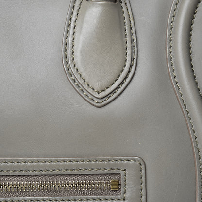 Celine Smooth Calfskin Mini Luggage Grey 19 of 19