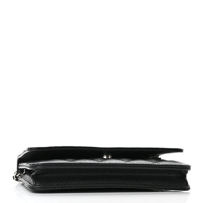 Chanel Caviar Quilted Wallet on Chain WOC Black 4 of 16