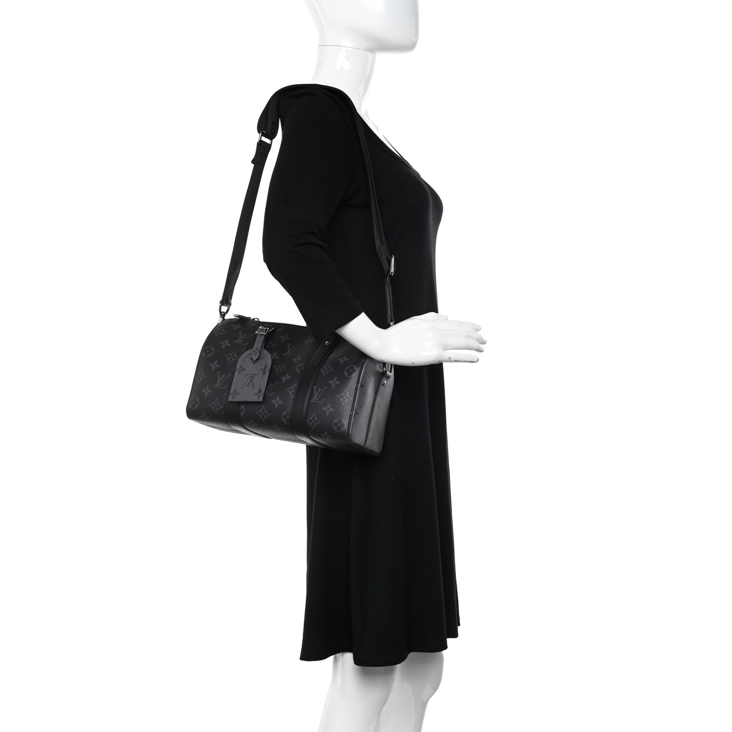 Louis Vuitton Reverse Monogram Eclipse City Keepall 2 of 9