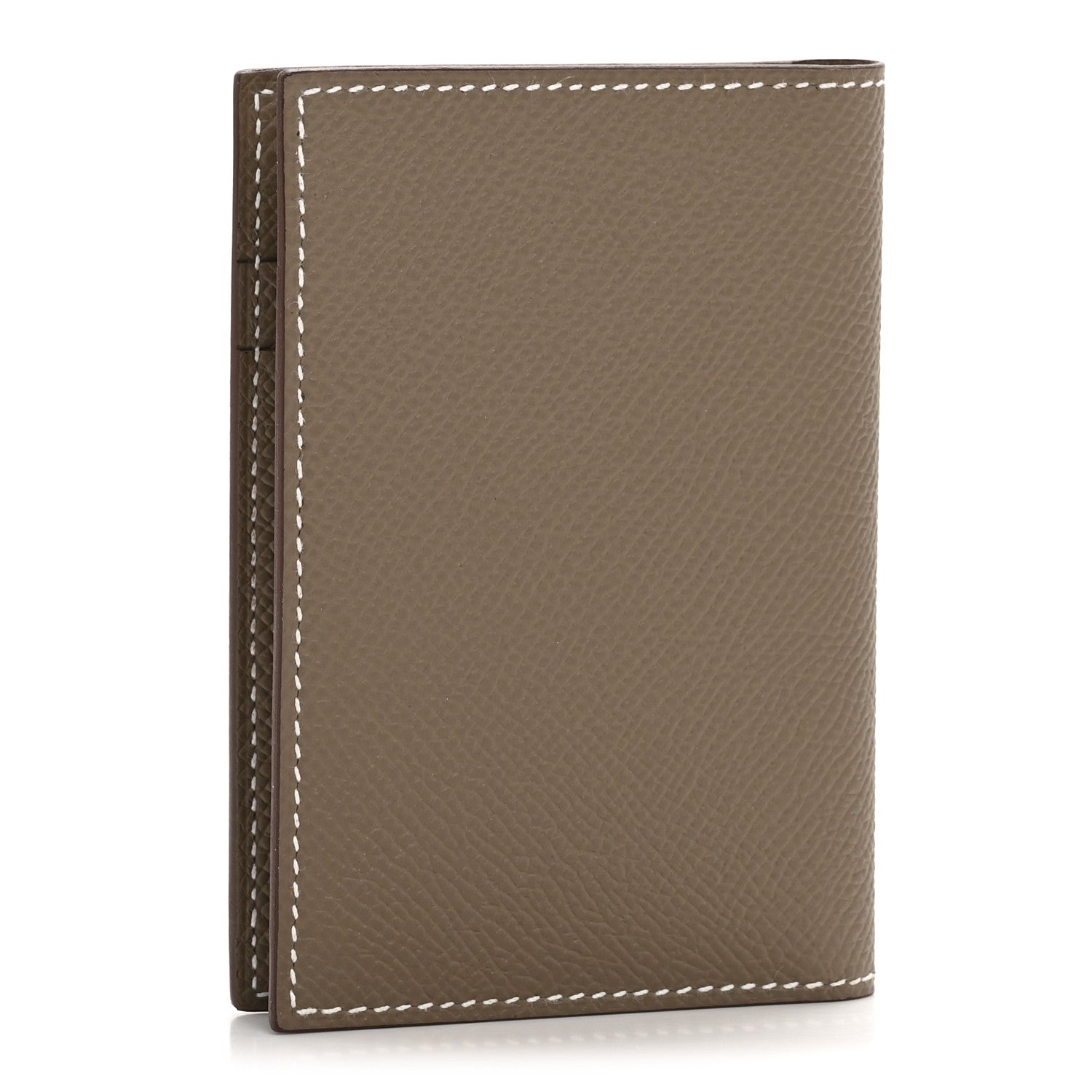 Hermes Epsom MC2 Euclide Card Holder Case Etoupe 3 of 8