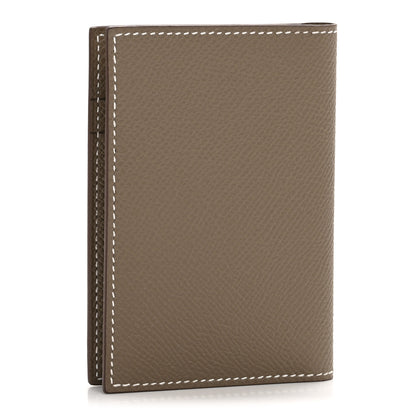Hermes Epsom MC2 Euclide Card Holder Case Etoupe 3 of 8