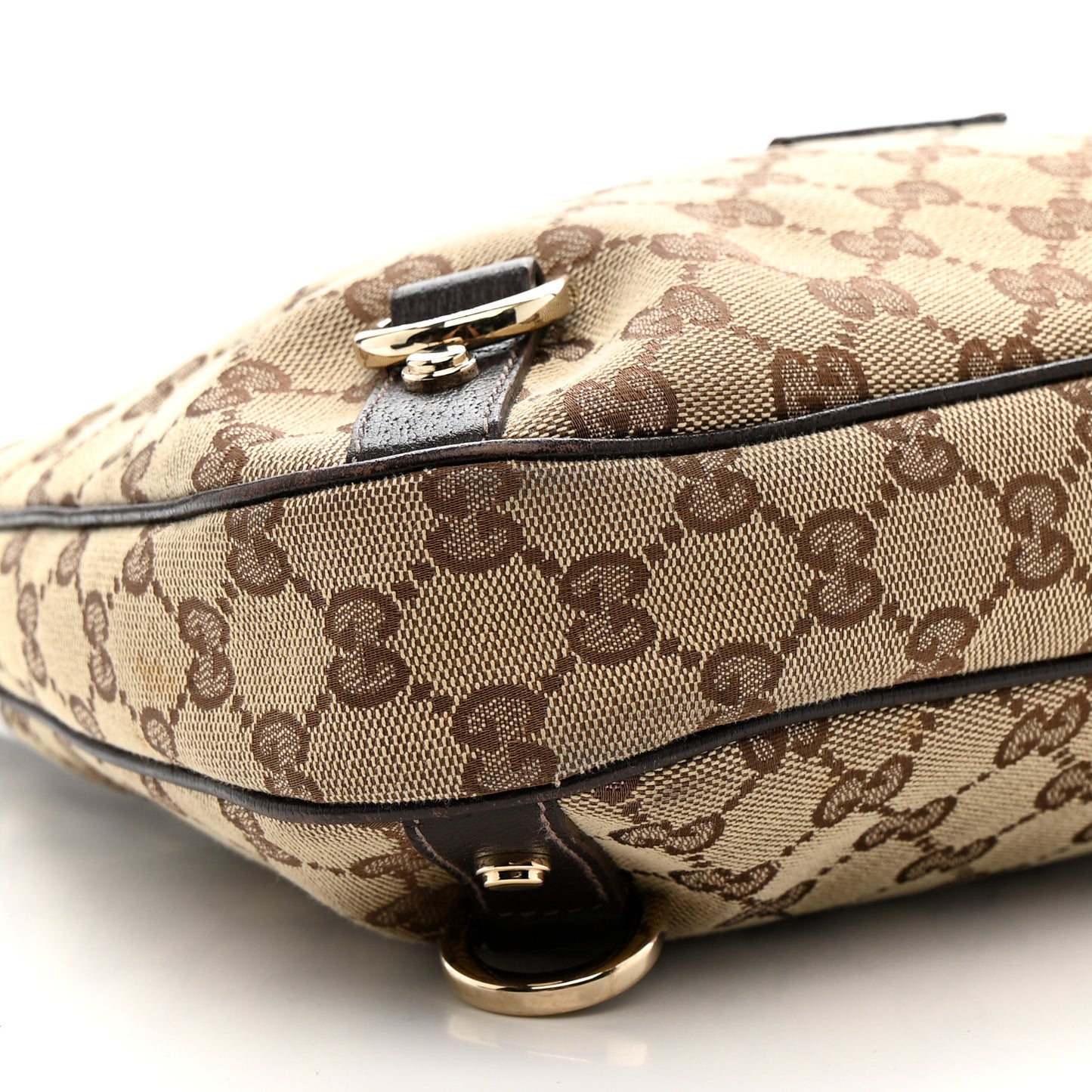 Monogram Medium Abbey D Ring Hobo Brown