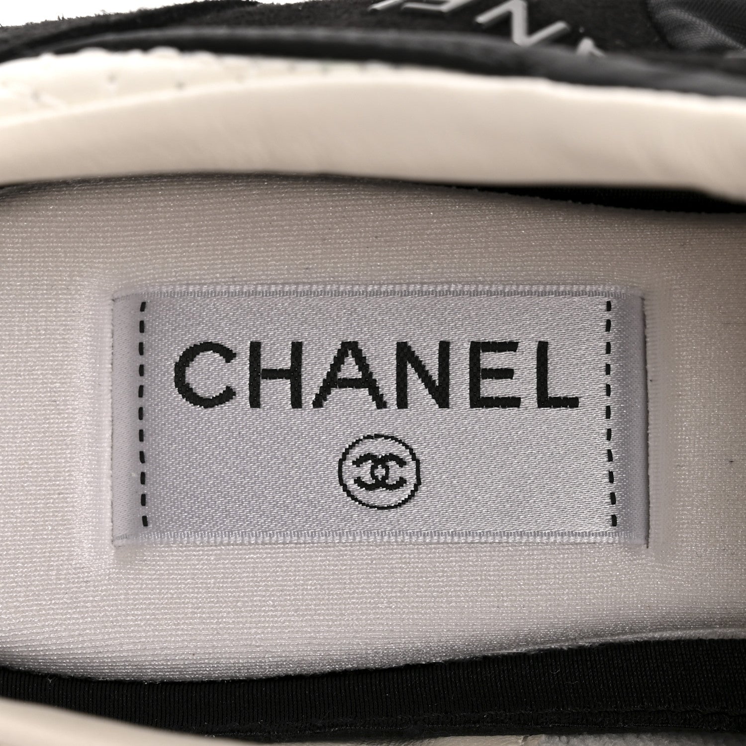 Chanel Nylon Suede Kidskin Calfskin Logo Sneakers 38 Dark Navy Blue Navy Blue Black 8 of 10