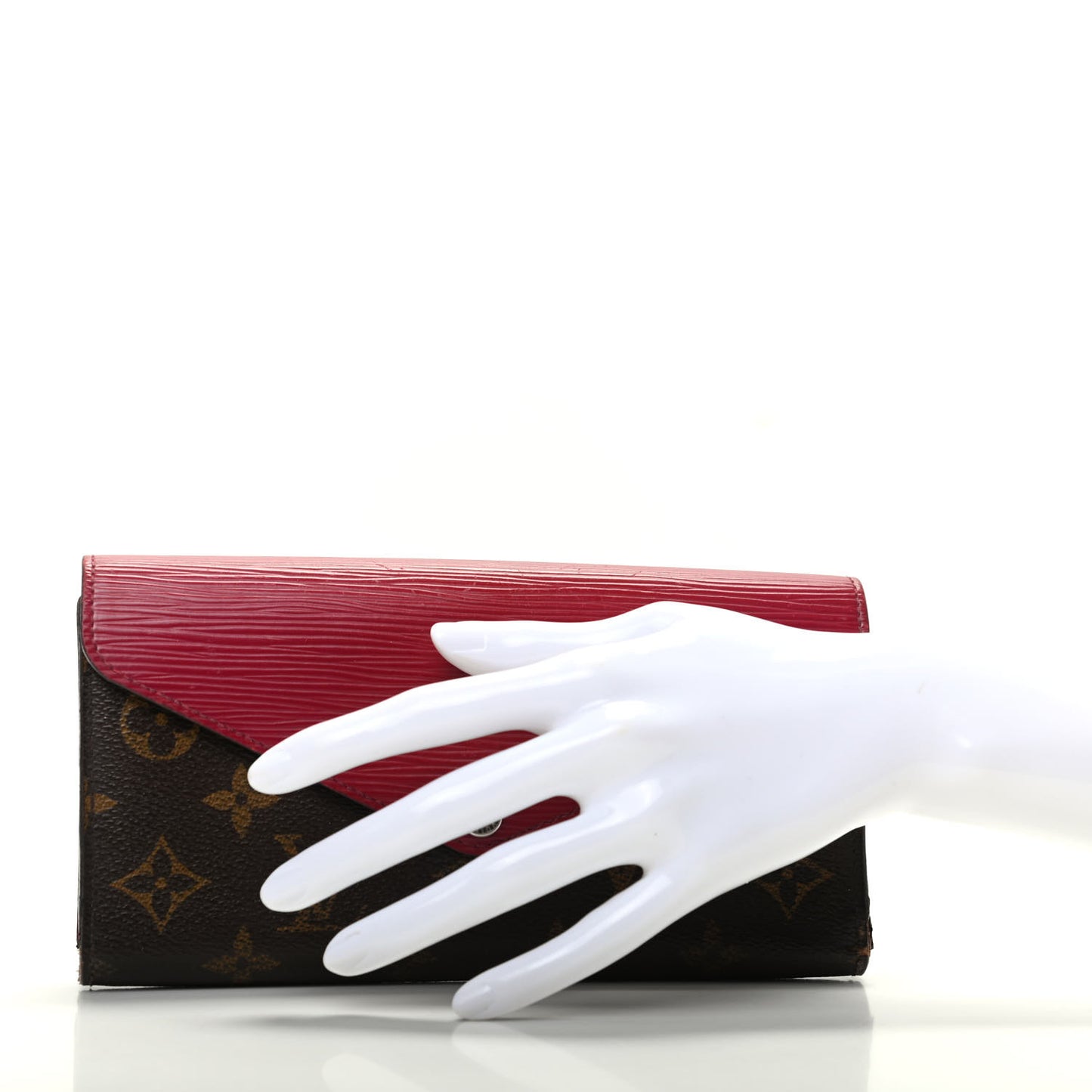 Monogram Epi Marie-Lou Long Wallet Fuchsia