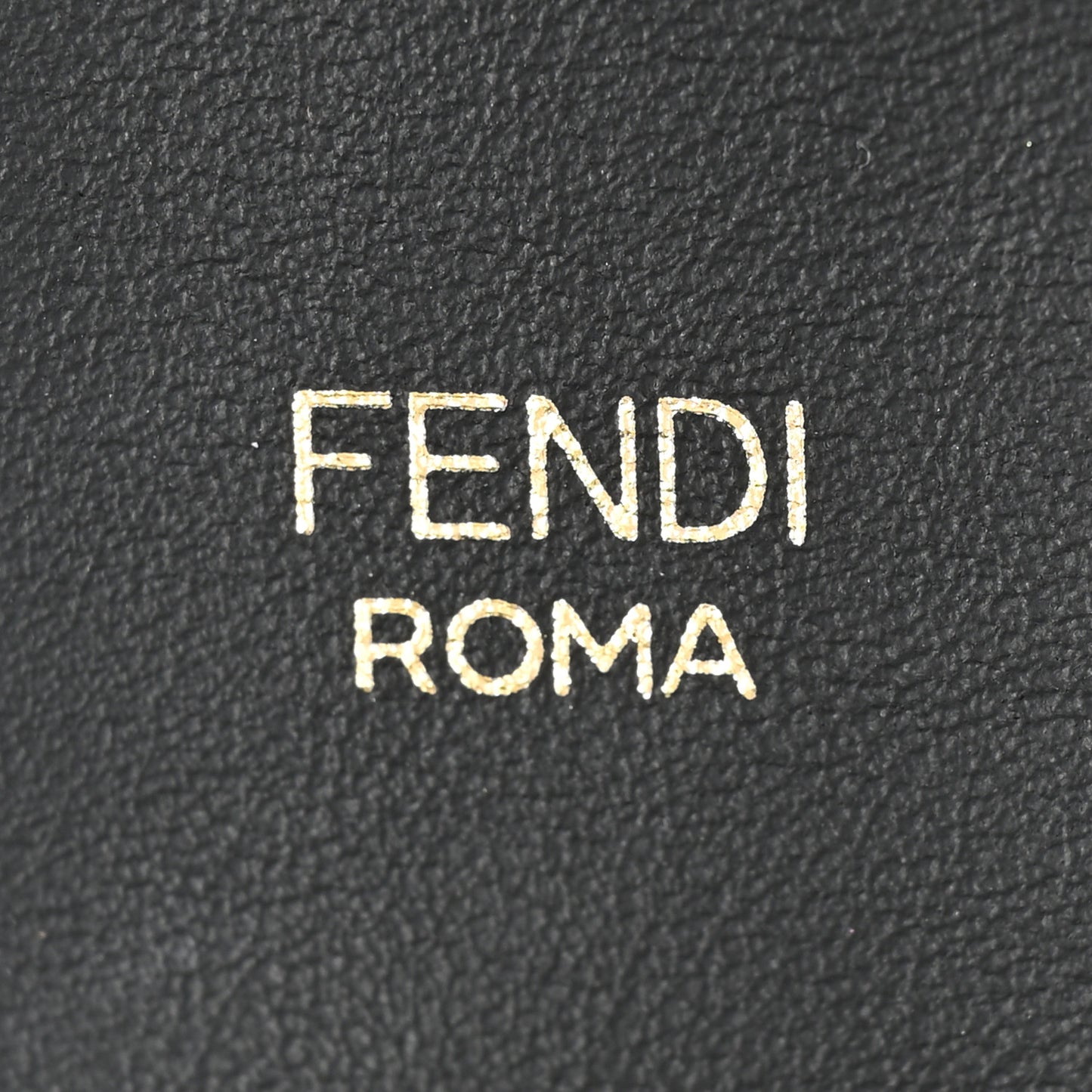 Calfskin Fendigraphy Strap You Black