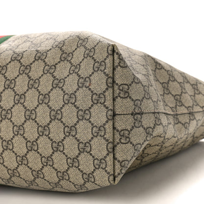 Gucci GG Supreme Monogram Medium Ophidia Shopping Tote Brown 8 of 12