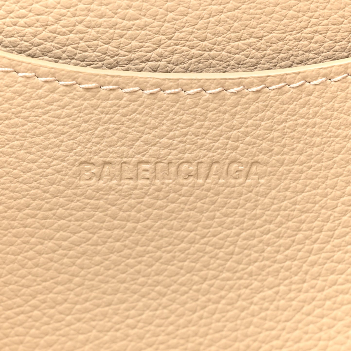 Grained Calfskin Neo Classic Silver Hardware S City Cream
