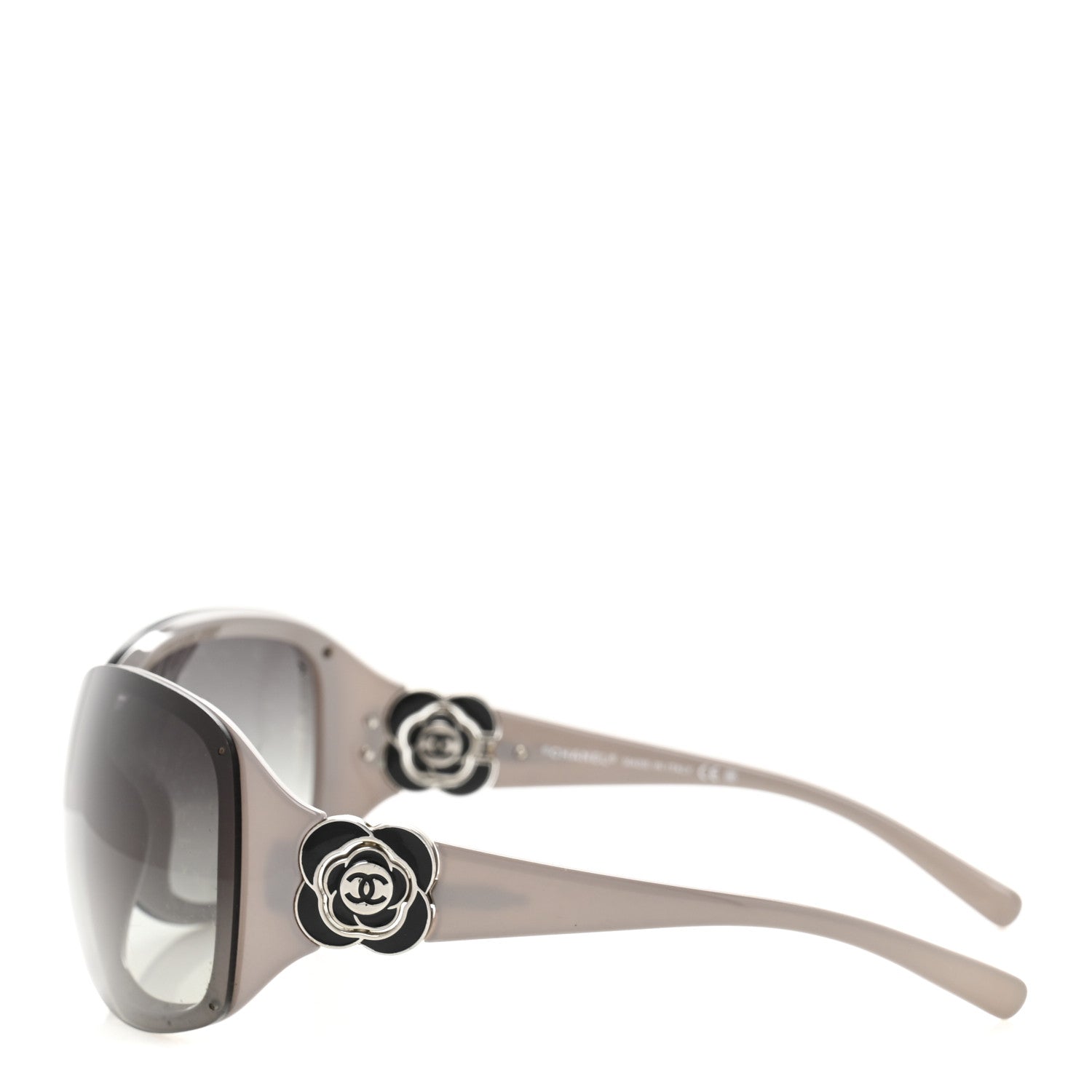 Chanel Acetate Camellia CC Sunglasses 6032 Grey 3 of 8