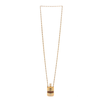 Gucci Metal Enamel Bottle Pendant Necklace 3 of 6