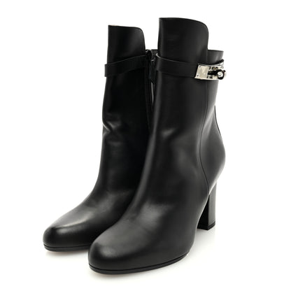 Hermes Calfskin Saint Germain Ankle Boots 38 Black 2 of 8