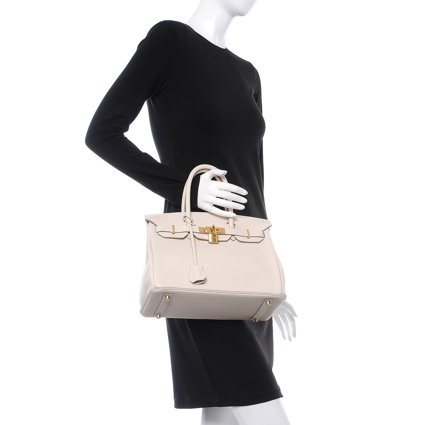 Taurillon Clemence Birkin 30 Craie