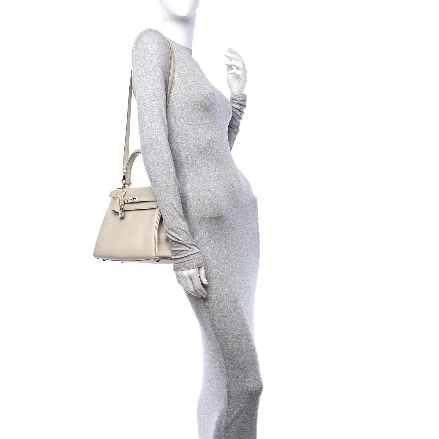 Hermes Evercolor Kelly Retourne 28 Beton 2 of 13