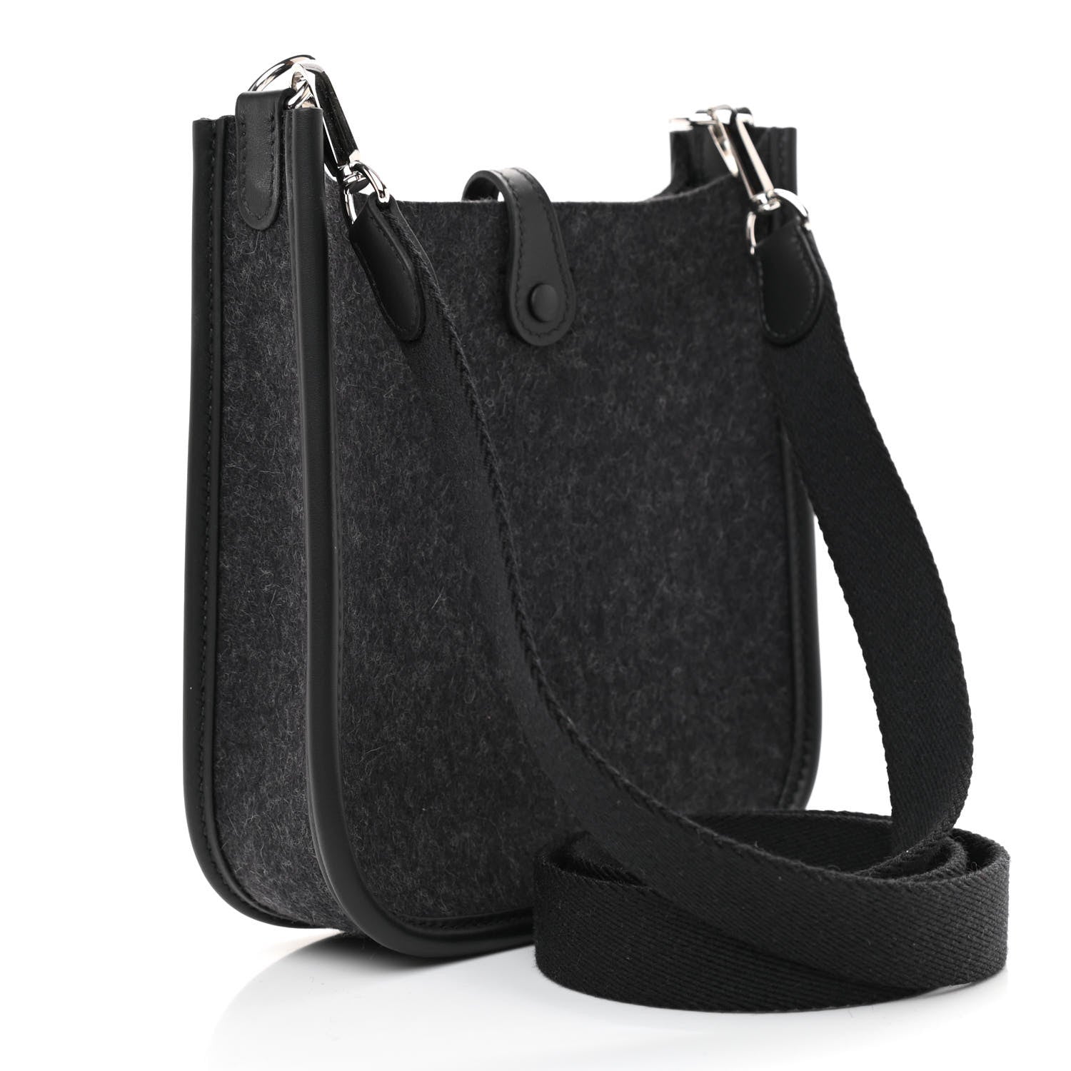 Hermes Swift Sangle Wooly Evelyne TPM Graphite Black 3 of 11