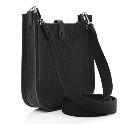 Hermes Swift Sangle Wooly Evelyne TPM Graphite Black 3 of 11