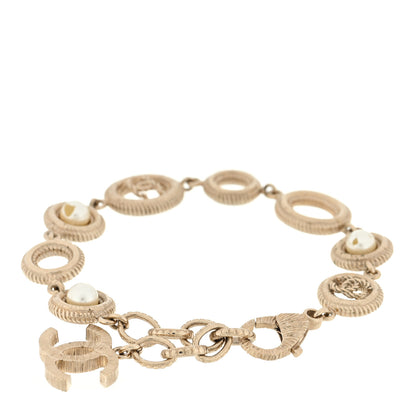 Chanel Pearl CC Bracelet Gold 2 of 5
