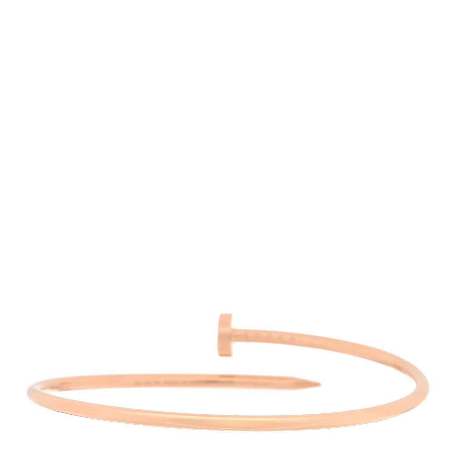 Cartier 18K Pink Gold Small Juste Un Clou Bracelet 17 2 of 4