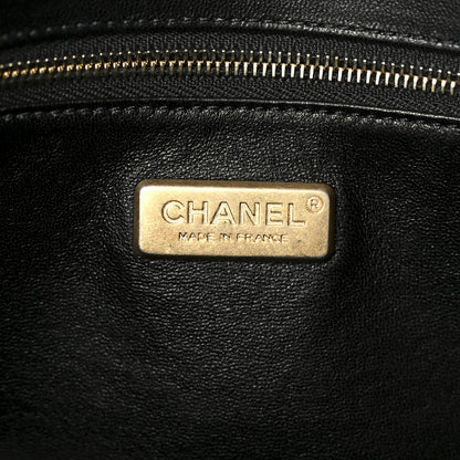 Chanel Snakeskin Large CC Chic Flap Black 8 of 11