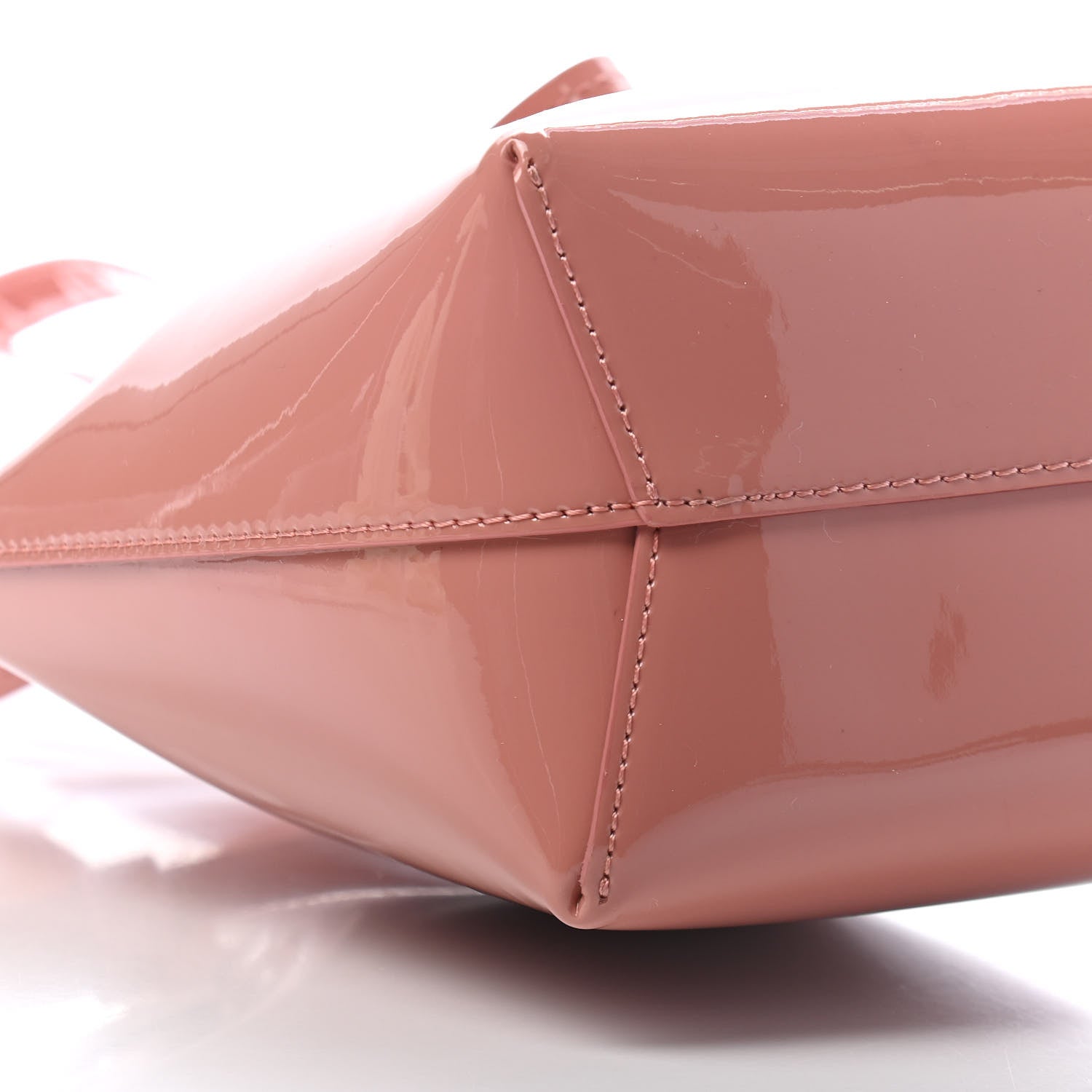 Mansur Gavriel Patent Calfskin Mini Bucket Blush 6 of 8