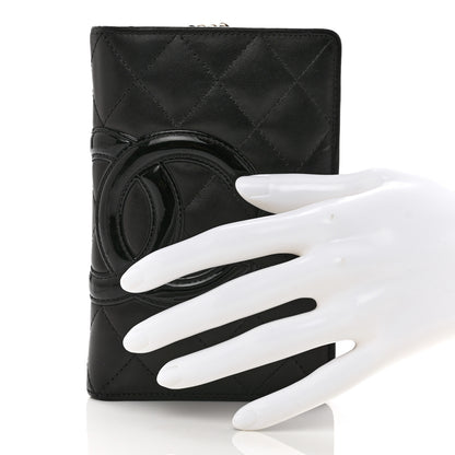 Chanel Calfskin Cambon Zipped Pocket Wallet Black 2 of 11