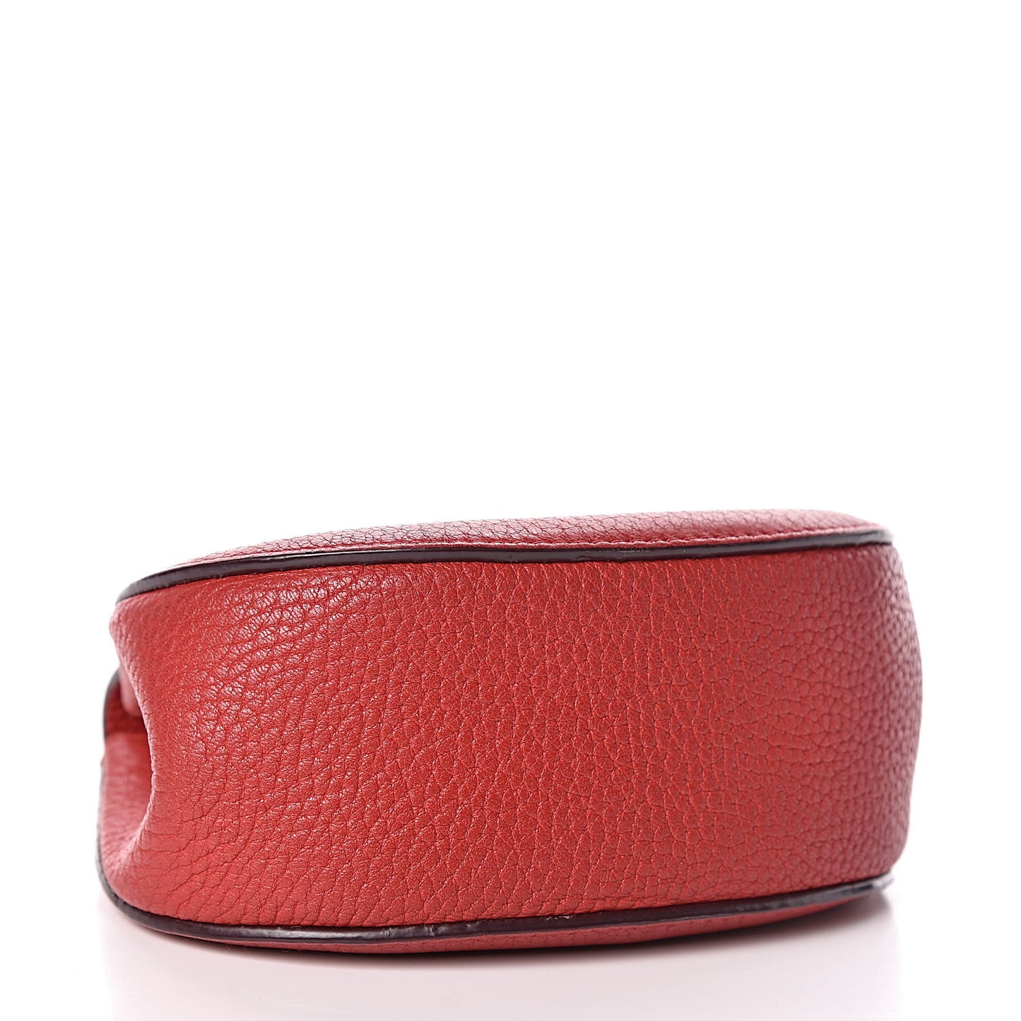 Grained Lambskin Nano Drew Shoulder Bag Intense Red
