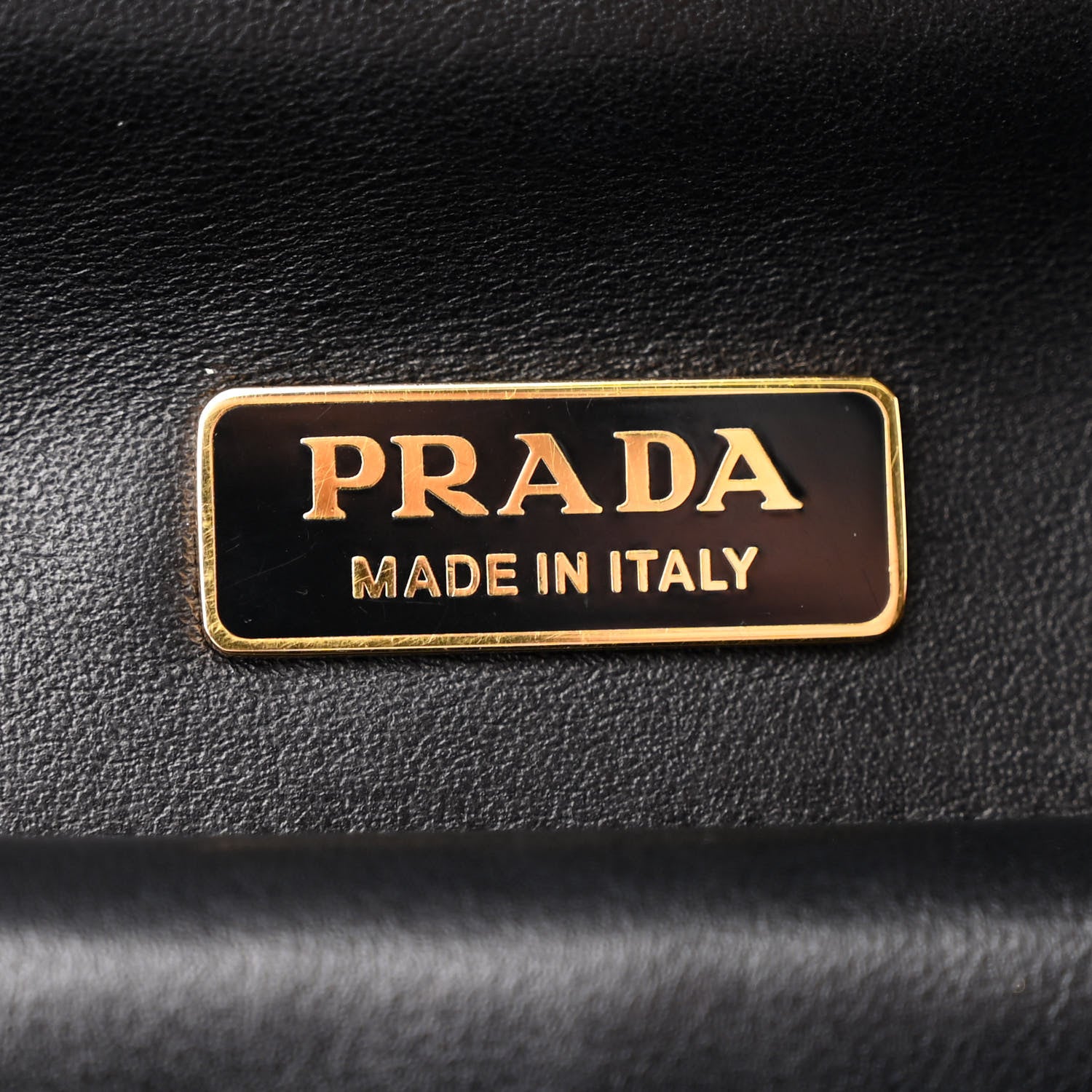 Prada City Calf Saffiano Animalier Cahier Bag Black 6 of 11