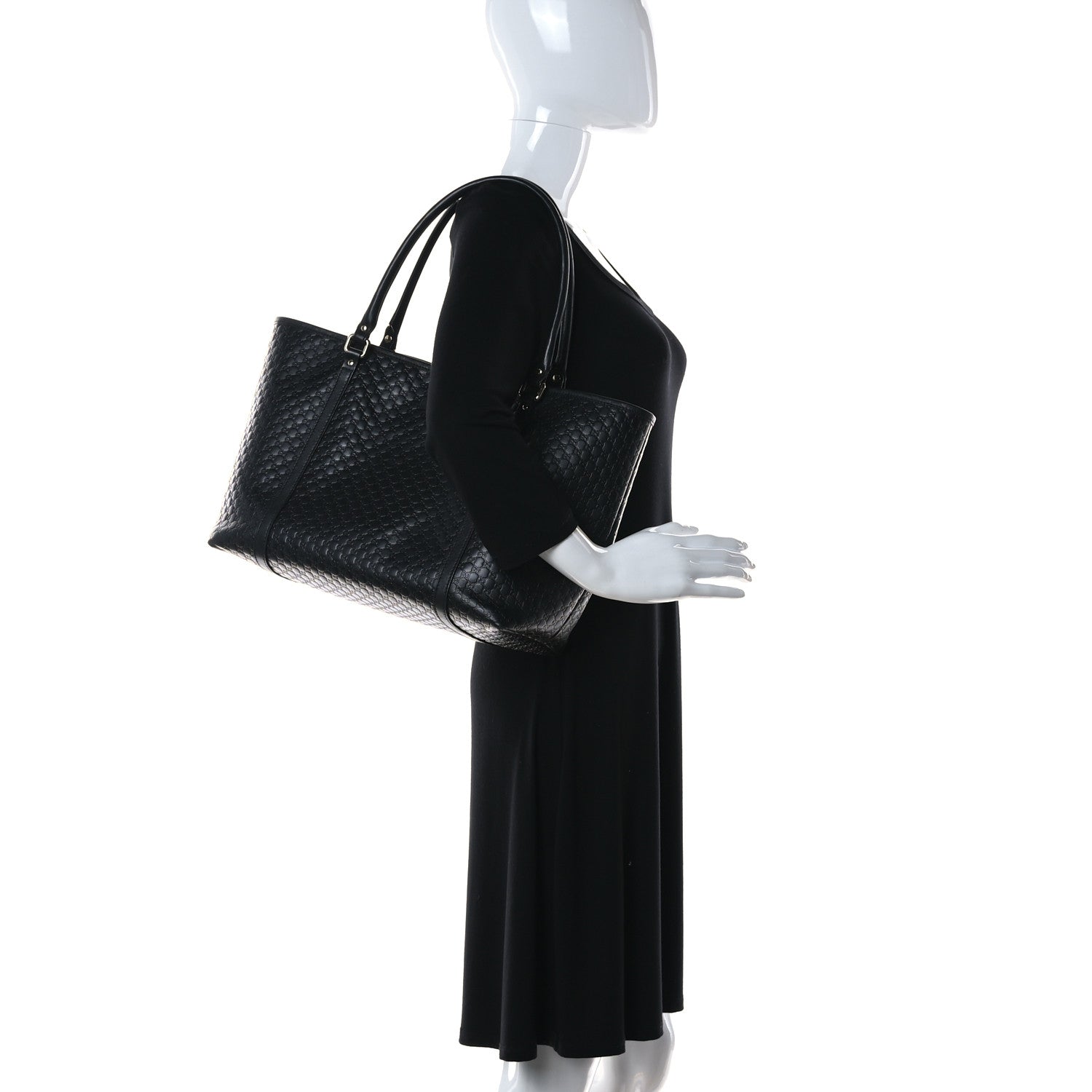 Gucci Microguccissima Medium Joy Tote Black 2 of 13