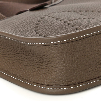 Hermes Taurillon Clemence Evelyne TPM Etoupe 8 of 12