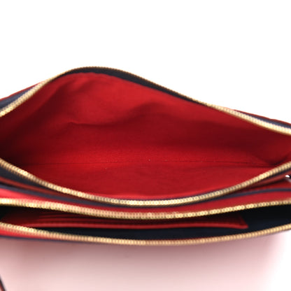 Louis Vuitton Empreinte Double Zip Pochette Marine Rouge 5 of 10