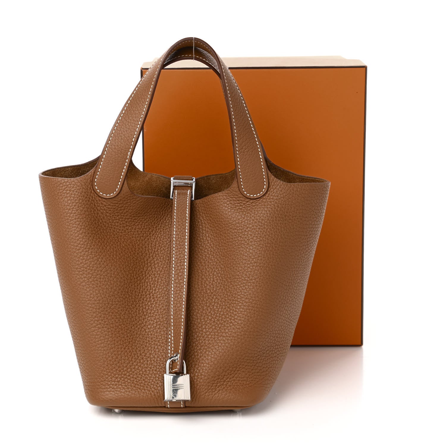 Hermes Taurillon Clemence Picotin Lock 18 PM Gold 11 of 11