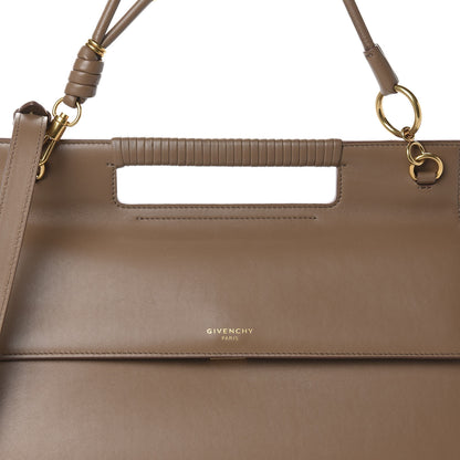 Givenchy Calfskin Large Whip Top Handle Shoulder Bag Taupe 12 of 12