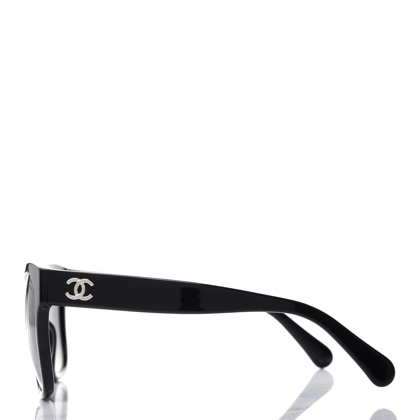 Acetate Square CC Sunglasses 5380 Black