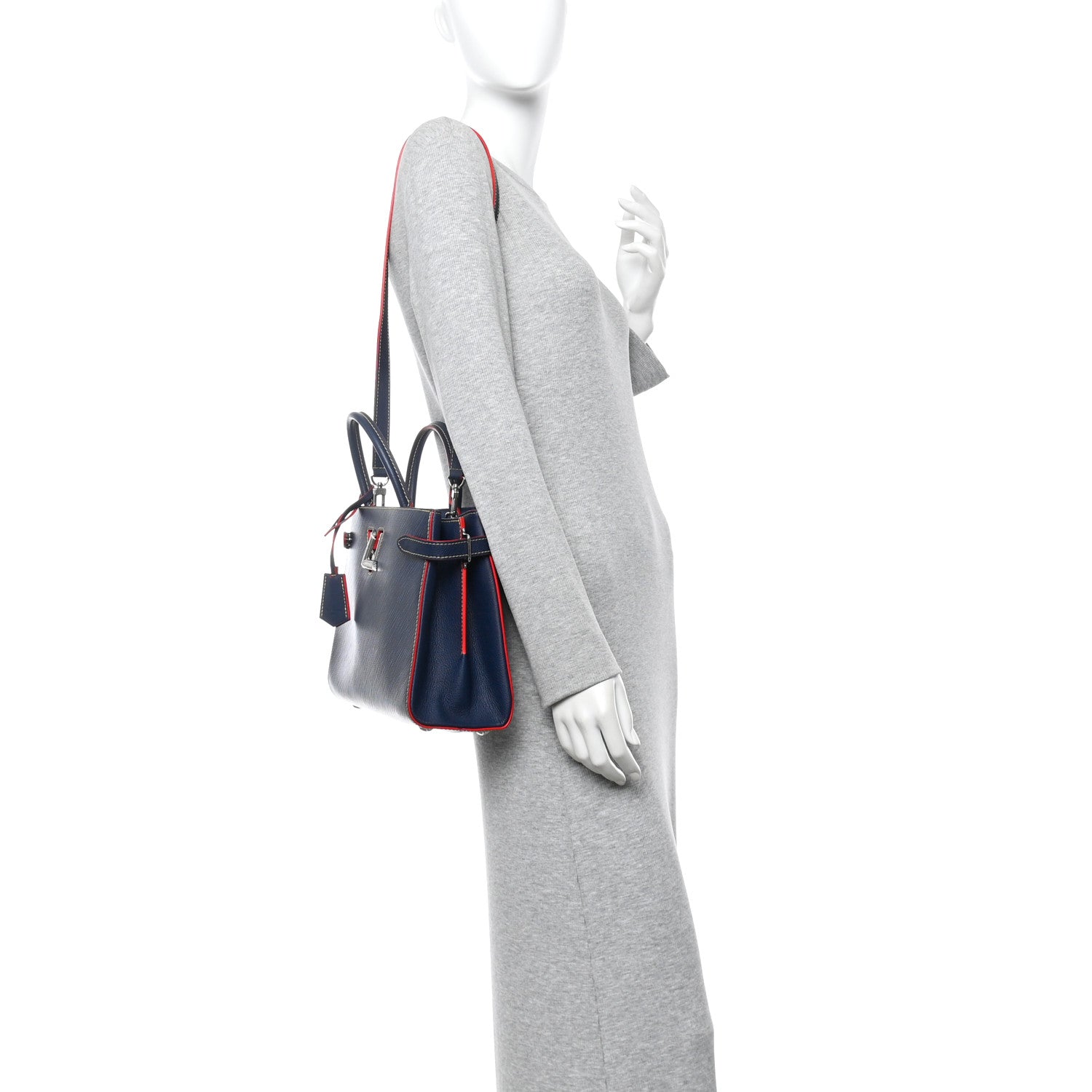 Louis Vuitton Epi Twist Tote Indigo 3 of 21