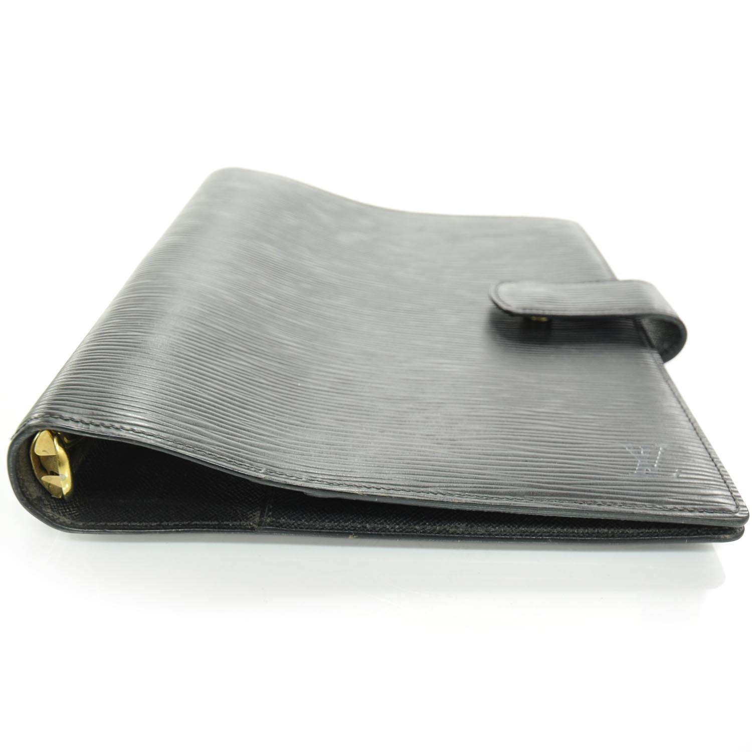Louis Vuitton Epi Large Ring Agenda Cover Black 4 of 6