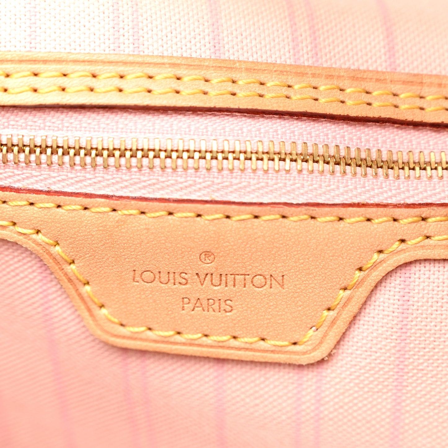 Damier Azur Delightful MM Rose Ballerine