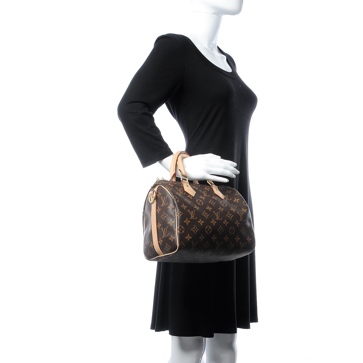 Louis Vuitton Monogram Speedy Bandouliere 25 2 of 9