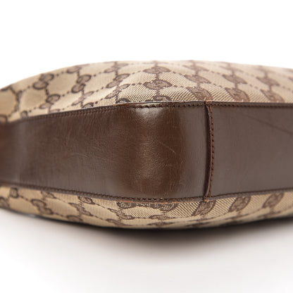 Gucci Monogram GG Small Clasp Hobo Brown 7 of 15