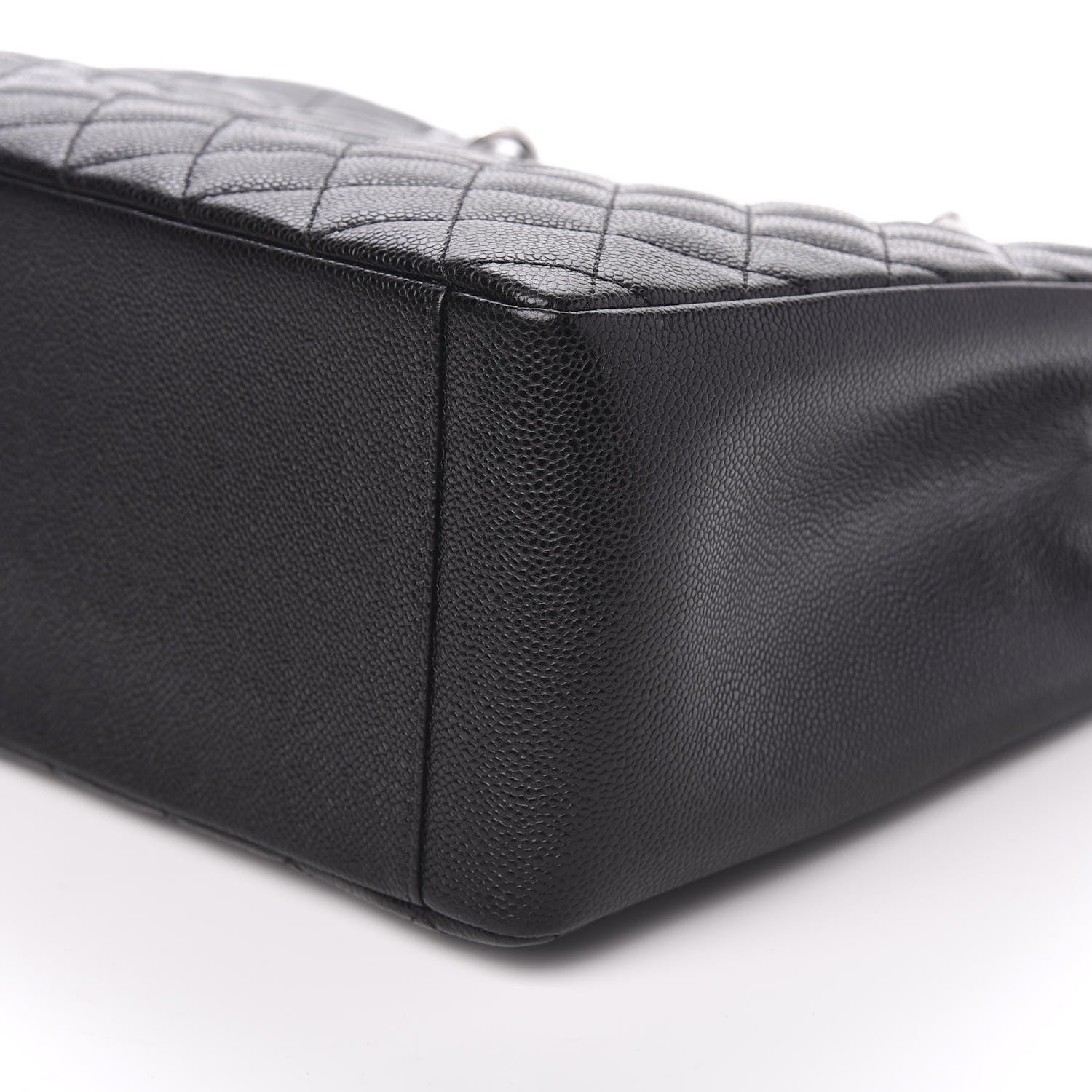 Chanel Caviar Quilted Grand Shopping Tote GST Black 9 of 10