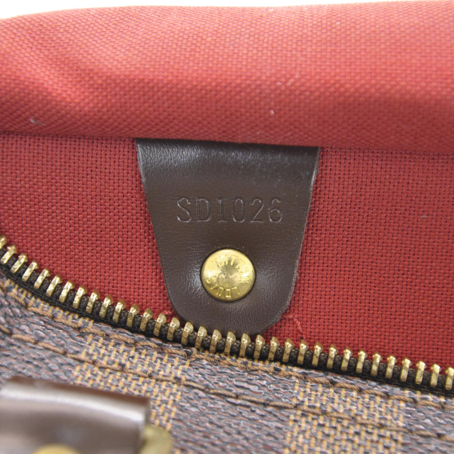 Louis Vuitton Damier Ebene Speedy 25 9 of 9