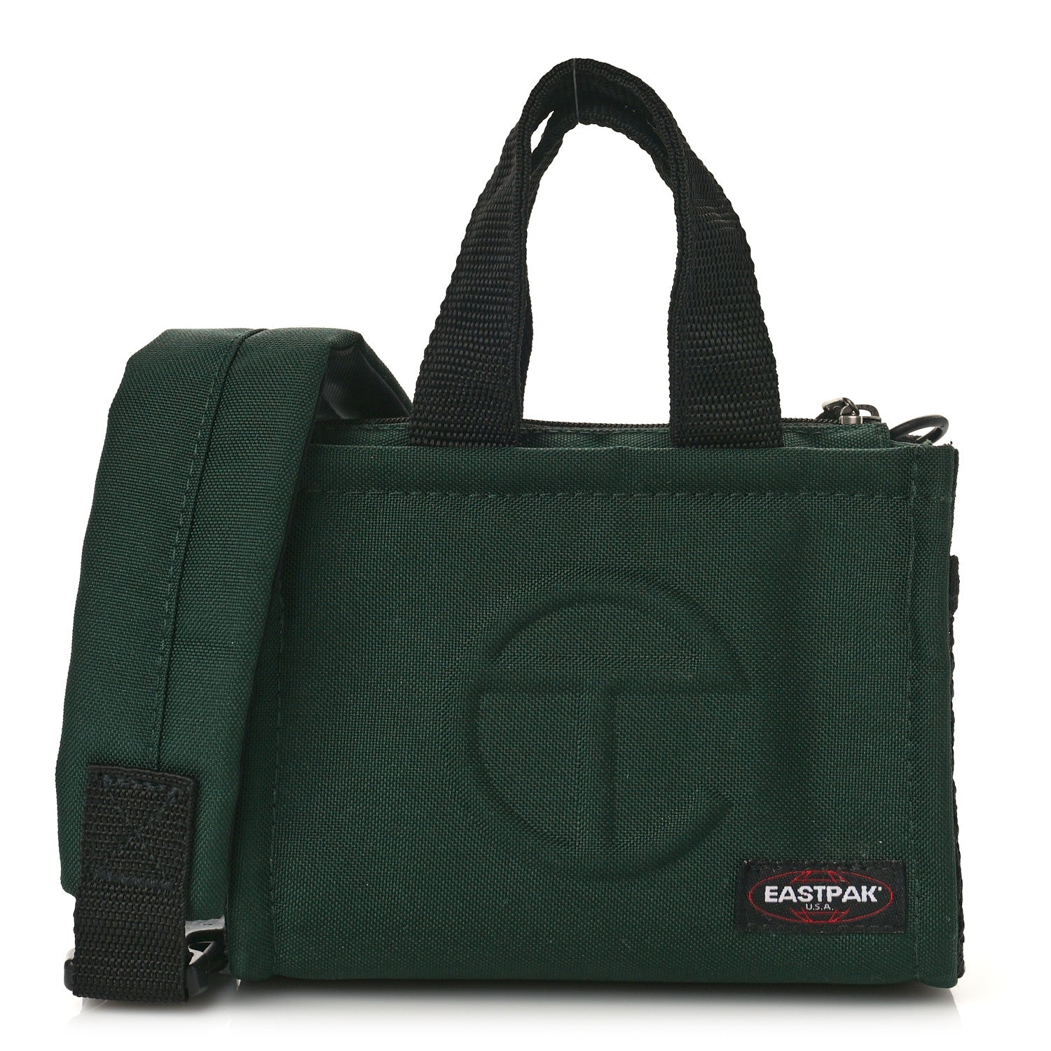 Telfar x EASTPAK Tactical Nylon Small Shopper Dark Olive 1 of 7