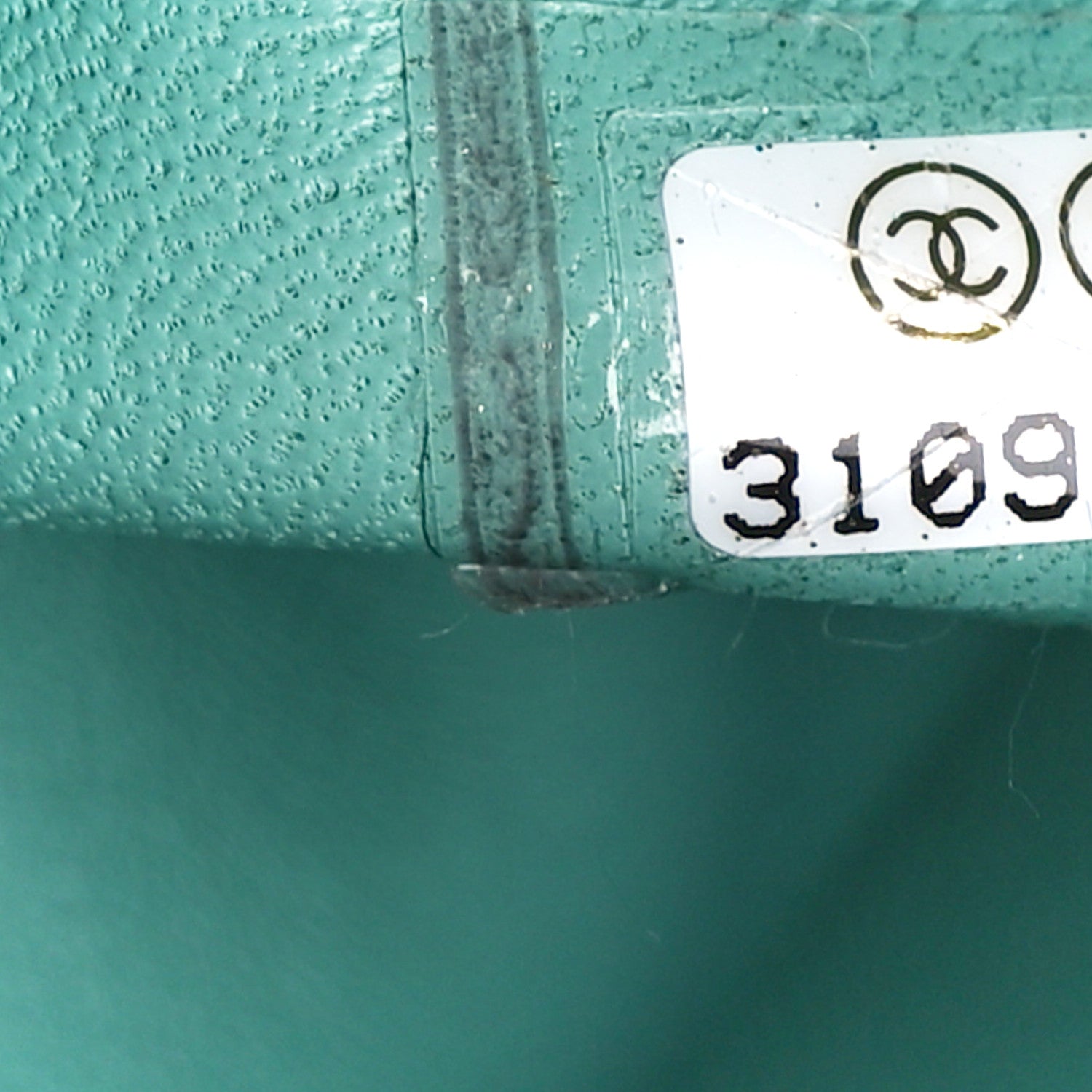 Chanel Caviar Quilted Small Double Flap Light Green 8 of 12