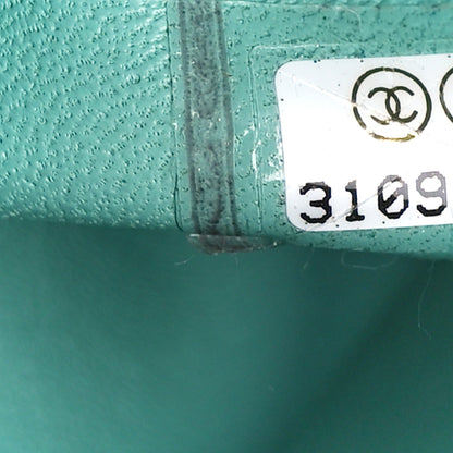 Chanel Caviar Quilted Small Double Flap Light Green 8 of 12