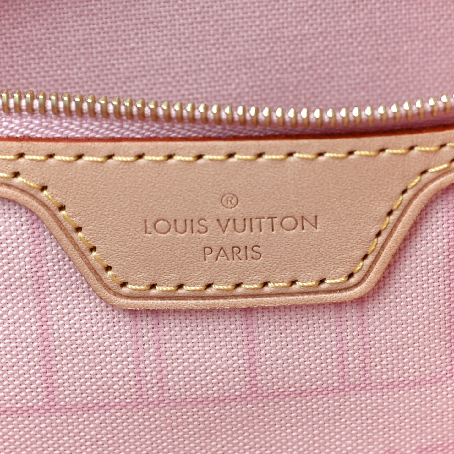Damier Azur Neo Neverfull MM Rose Ballerine