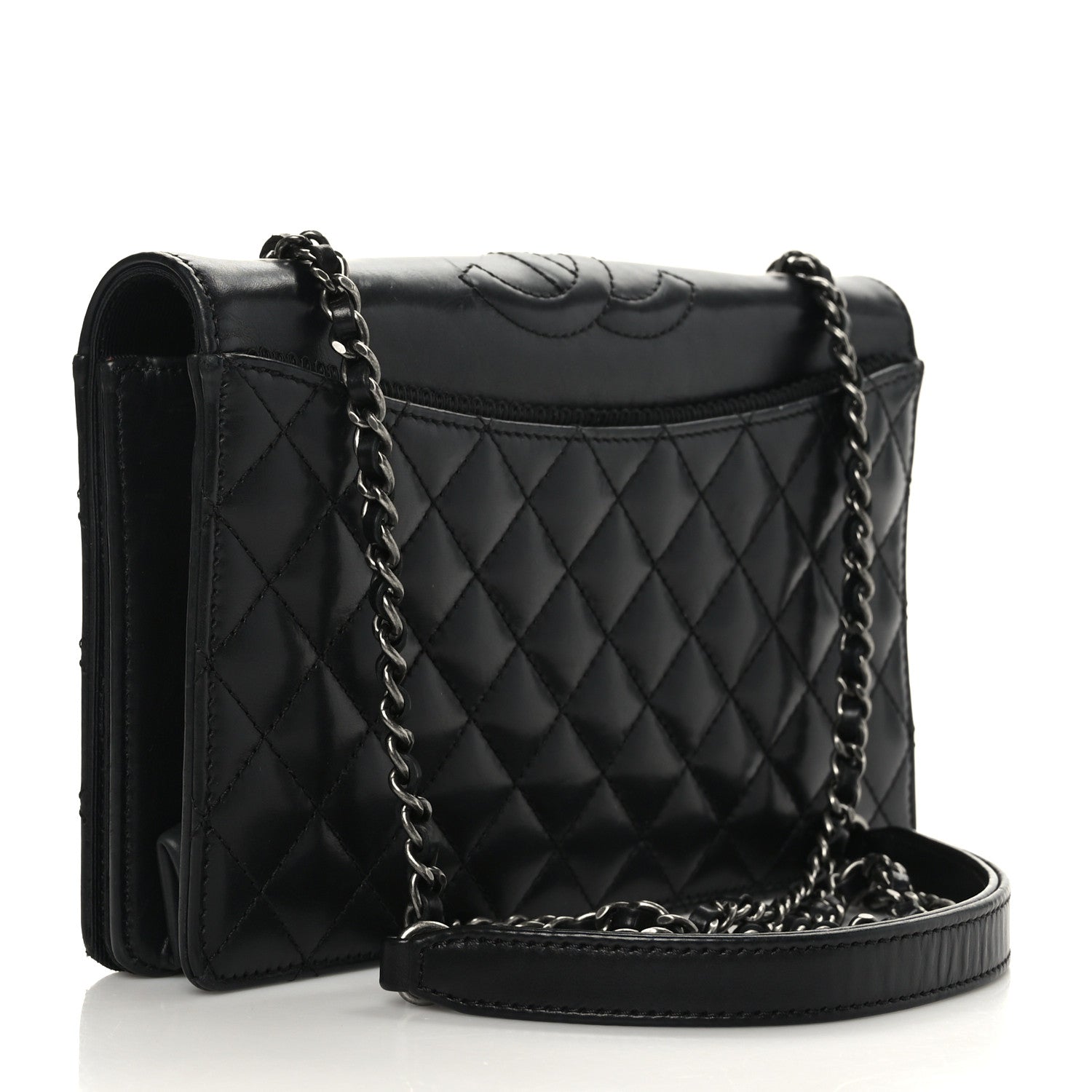 Chanel Calfskin Quilted Small Ballerine Flap Black 4 of 10
