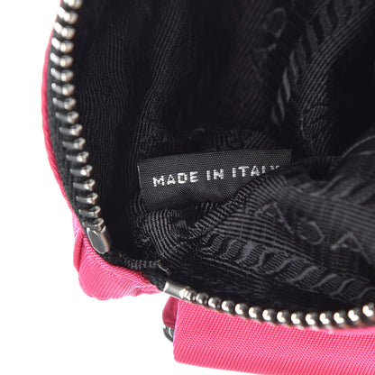 Prada Tessuto Nylon Wrist Pouch Fuxia 6 of 6