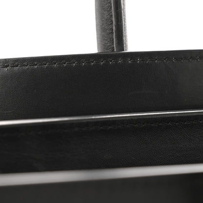 Celine Shrunken Lambskin Micro Bi-Color Luggage Black White 12 of 13