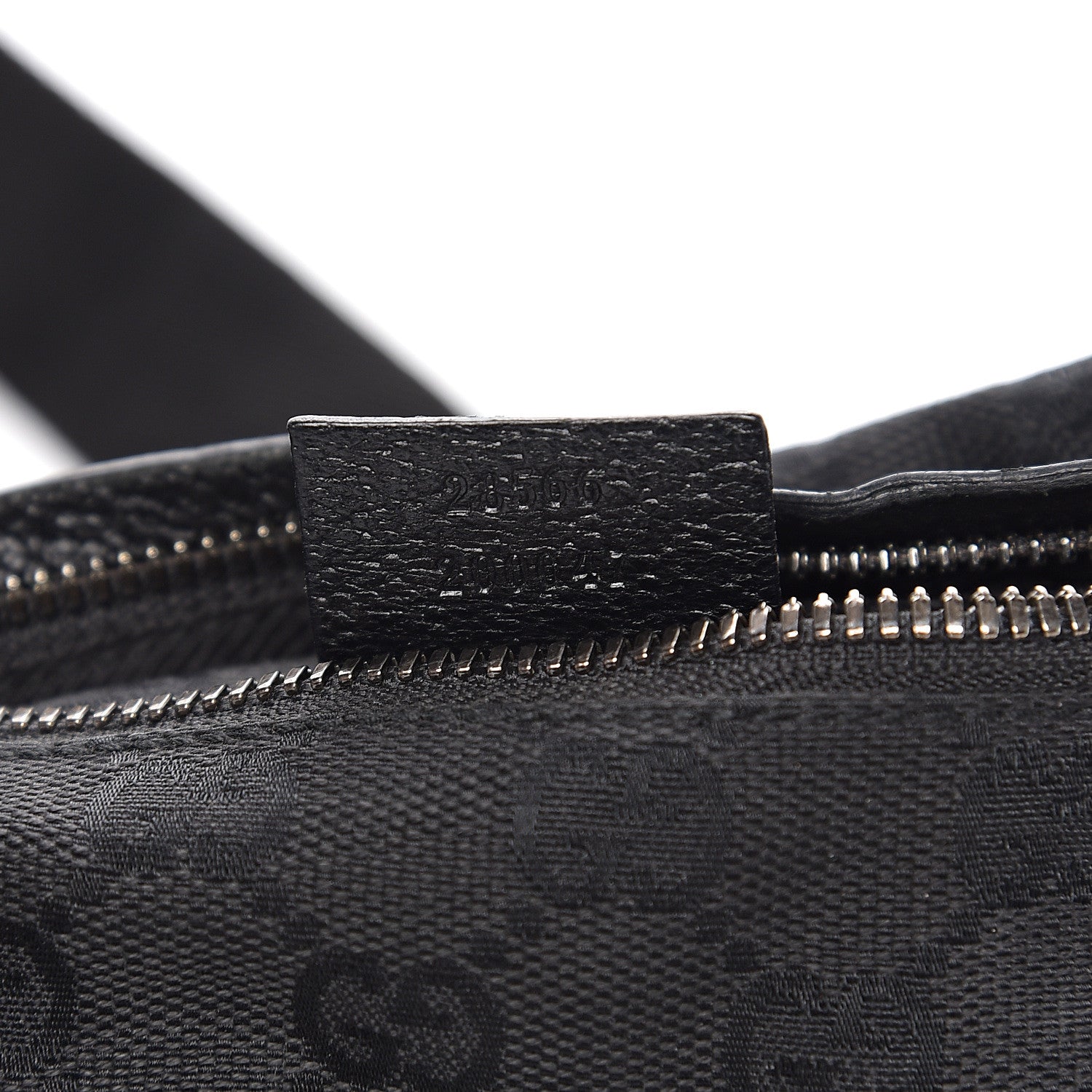 Gucci GG Monogram Double Pocket Belt Bag Black 6 of 9